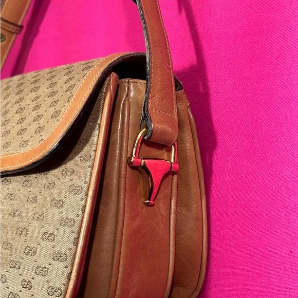 1970’s Vintage Gucci Horsebit 1955 Shoulder Bag - Picture 6 of 13